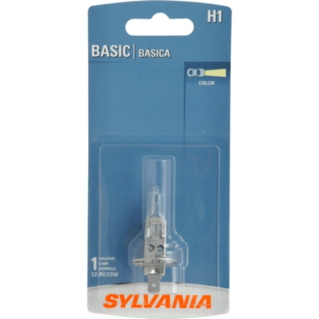 Sylvania H1 Basic: Halogen Headlight Bulb, Basic Performance, 1 Pack
