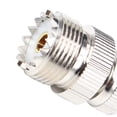 thumbnail image 2 of UHF hembra a BNC macho Adaptador recto tipo M a BNC Conector RF coaxial convertidor coaxial RF niquelado 1/2 Piezas sidaley  TX1028-02, 2 of 2