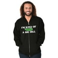 thumbnail image 5 of Kind Of Big Dill Food Funny Pickle Zip Up Hoodie Men's Women's Brisco Brands S, 5 of 6