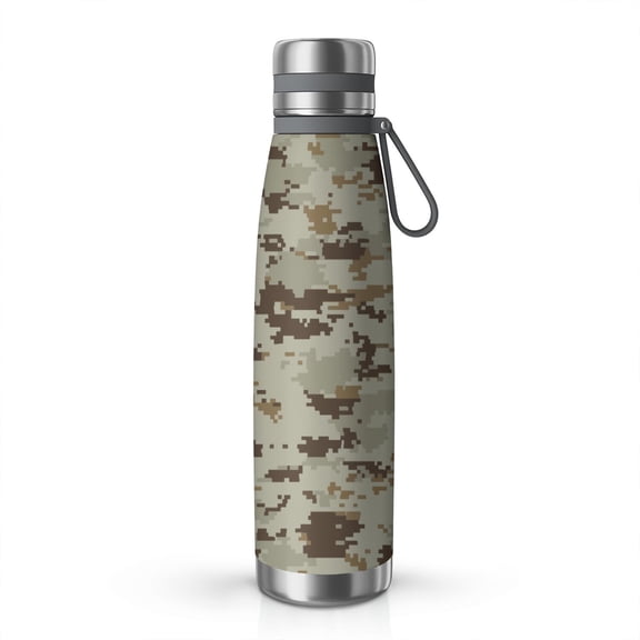 29oz Insulated Water Bottle with Tea Infuser, Stainless Steel Travel Mug, Camouflage Print