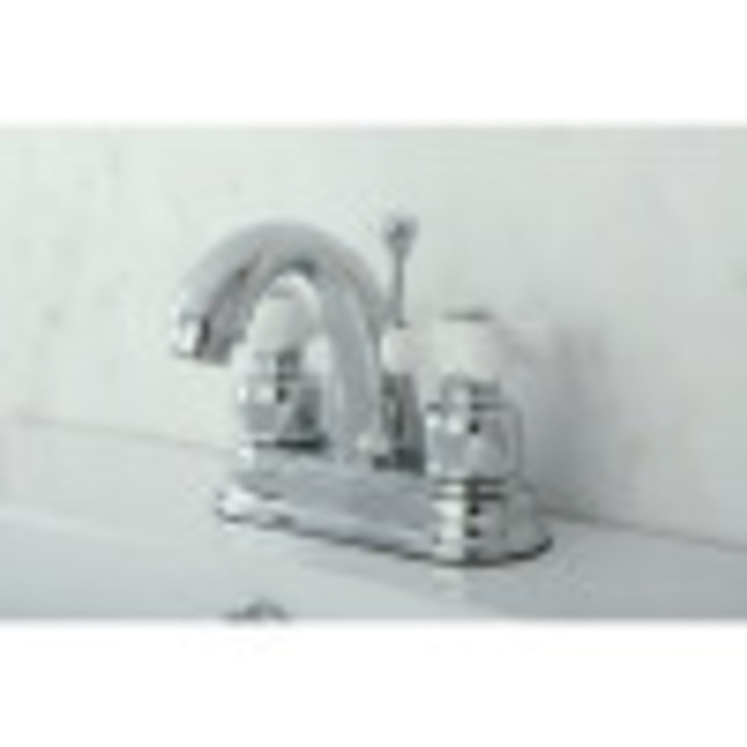 Kingston Brass KB5611PX Restoration 4 in. Centerset Bathroom Faucet, Polished Chrome
