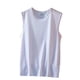 thumbnail image 2 of pstuiky Camiseta sin mangas para hombre, Camisola deportiva informal de cuello redondo y alta elasticidad de color liso para hombre Camisas de hombre xl, 2 of 3