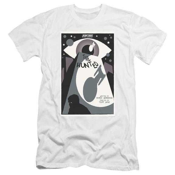 Star Trek Tng Season 3 Episode 11 Premium Canvas Adult Slim Fit 30/1 T-Shirt White