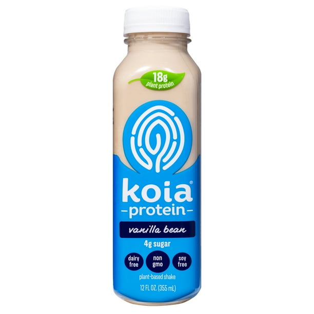 Koia Protein Shake, Vanilla Bean, 18g Protein, Ready to Drink, 12 fl oz