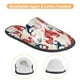 thumbnail image 3 of Fotbe Roosters Pantuflas Peludas para Mujer con Estampado, Zapatillas de Peluche, Zapatos de Invierno para Casa, Uso Interior y Exterior-Medium, 3 of 8