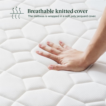 MAINSTAYS 6″ INNERSPRING TIGHT TOP MATTRESS WITH GEL FOAM, TWIN
