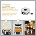 thumbnail image 3 of COMPUKAS Hollow Tea Pot Warmer Stainless Steel for Office Use 1Pack, 3 of 8