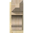 thumbnail image 2 of Ekena Millwork 8"W x 18"D x 18"H Balboa Rough Sawn Craftsman Outlooker, Douglas Fir, 2 of 4