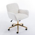 thumbnail image 3 of Triple Tree Height Adjustment and Has Wheels Office Desk Chair, White, 3 of 9