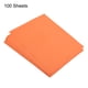 thumbnail image 3 of Uxcell 100 Hojas de Papel de Copia de Color Naranja de 8.3 Pulgadas para Impresión de Oficina, 3 of 7