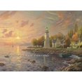 thumbnail image 1 of Cutting Board Glass Thomas Kinkade Serenity Cove, 1 of 2