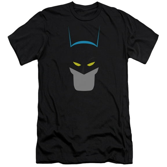 Batman Simplified Premium Canvas T-Shirt Adult Slim Fit 30/1 Black