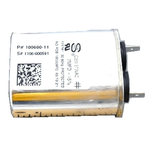 Lennox 83W77 7 MFD Oval Dual Capacitor (370V), replacement for 53H32