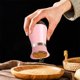 thumbnail image 1 of Mejor juego de botellas de vidrio recargables para especias con tapas y estante de acero inoxidable para cocina, camping y autocaravana, 1 of 6