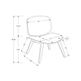 thumbnail image 4 of Chaise D'appoint par Monarch Specialties, 4 of 4