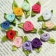 thumbnail image 4 of Bewildely 100 pack/lote hermosas flores de cinta de satén para decoraciones impresionantes flores fáciles de decorar Decoración del hogar rosa, 4 of 6