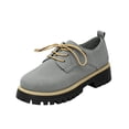 thumbnail image 3 of YOUYEDIAN Loafers for Women Round Toe Fashion Platform Heel Comfy Shoes Slip On Strap Design Casual Shoes, 3 of 5