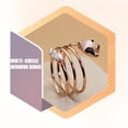 thumbnail image 4 of Women Opening Ring Copper Animal Rings Adjustable Simple Style Dating Women Hand Girlfriend Plating Jewelry for Dating Party Present Jewelries, 4 of 9