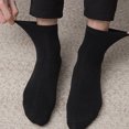 thumbnail image 5 of Women's Casual Crew Socks, Women's Value, Crew Soft Moisture-Wicking Socks-black, 5 of 5