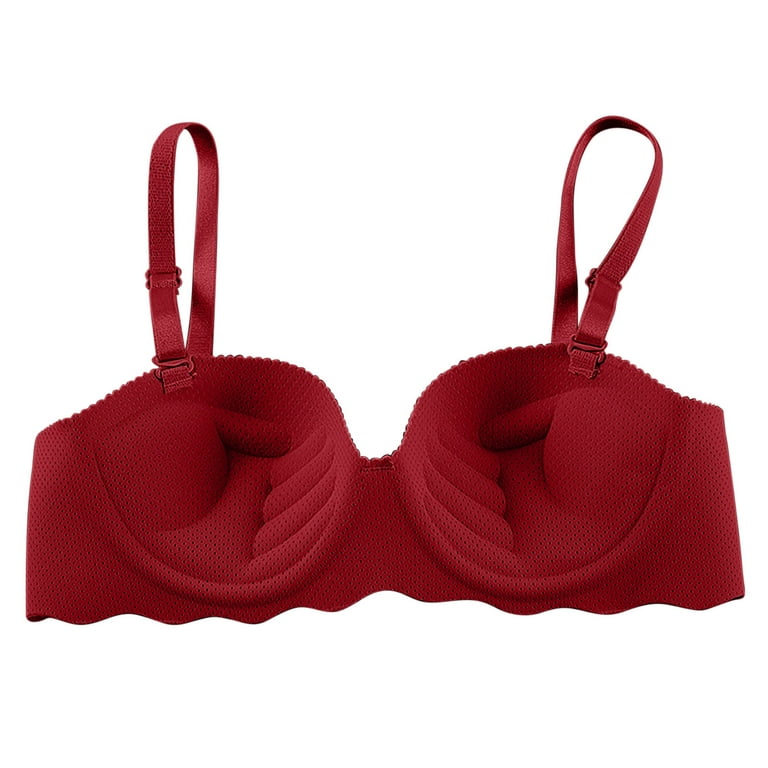 Teen Bras, Gathering A Seamless Bra With Detachable Shoulder Straps For  Daily Use, Built in Bra Tank Top