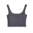 thumbnail image 4 of BLVB Women's Square Neck Crop Tank Tops Slim Color Block Sleeveless Cami Shirts Casual Basic Going out Tops, 4 of 6