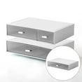 thumbnail image 6 of Home Desktop Drawer Storage Bin Counter Table Storage Box Cosmetic Makeup Organizer Hoder Case , White 1 Grid, 6 of 7