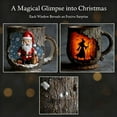 thumbnail image 4 of Christmas Magical Forest Crackle Mug 400ml Christmas Stockings Coffee Mug 3D Relief Matte Bark Exterior Mugs Cute Mug for Handicraft Enthusiastt JASKFLY, 4 of 9