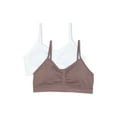 thumbnail image 2 of Maidenform Girls Seamless Ruched Crop Bra - Super Soft Comfort Bra For Teens & Tweens 2 of 14