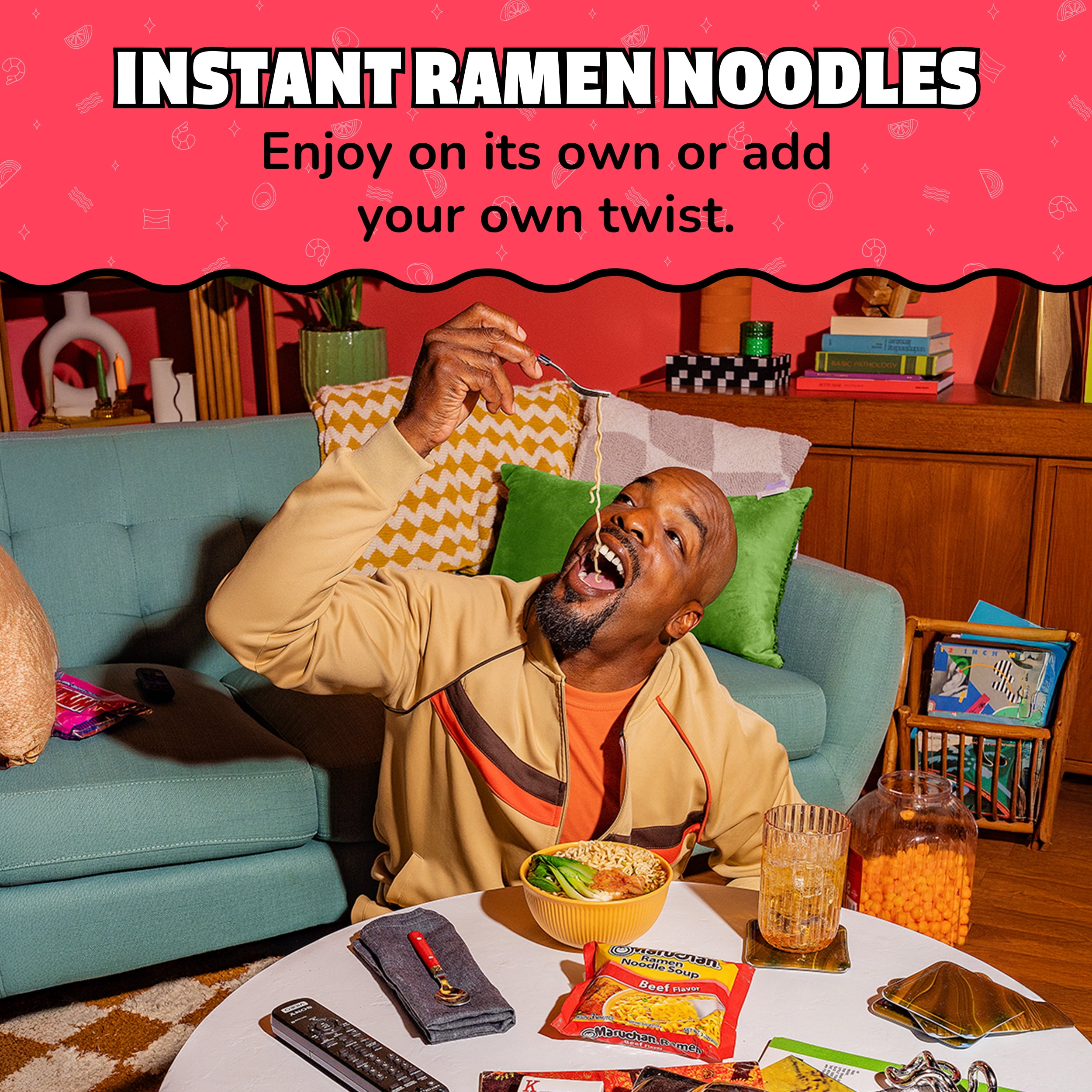 Maruchan Ramen Noodle Soup, Beef Flavor Instant Noodles, 3 oz