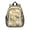 Staffordshire Bull Terrier, variant on Airedale Terrier and Roses Blue Pattern Backpack for School, Cute School Bag with Adjustable Shoulder Straps and Padded Back, 15"x11.42"x5.5"