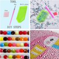 thumbnail image 4 of 5D Diamond Painting Kits for Kids Full Drill Painting by Number Kits for Children Rhinestone Diamond Embroidery Home Wall Decor (Woodpecker), 4 of 4