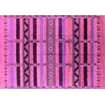 thumbnail image 1 of Ahgly Company Indoor Rectangle Solid Pink Modern Area Rugs, 2' x 4', 1 of 4