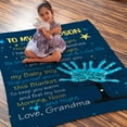 thumbnail image 2 of to My Grandson Blanket, Grandson Gifts from Grandma Grandpa Grandparents, Blanket Gifts for Christmas Birthday Graduation Anniversary Thanksgiving, Idea Gifts Throw Blanket, 2 of 4