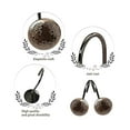 thumbnail image 3 of Set Of 12 Antique Shower Curtain Hooks Curtain Rings For Bathroom Shower Rods Hooks, 3 of 5