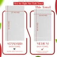 thumbnail image 4 of RIVERSIDE Cotton Bath Towels 24 x 48 Set of 4 with 450 GSM Soft Absorbent and Lightweight for Bathroom Spa - White, 4 of 8