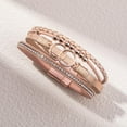 thumbnail image 4 of Boho Wrap Bracelets Leather Cuff Bangle Gold Beaded Bracelets for Women Stackable Infinity Bracelets Jewelry with Magnetic Clasp, 4 of 6
