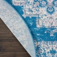 thumbnail image 5 of Nourison Grafix Persian Blue 5'3" x ROUND Area Rug, (5 Round), 5 of 8
