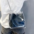 thumbnail image 3 of PENGXIANG Women Small Transparent Bucket Bags Chain Bag Totes Compound Mini Bag, 3 of 5
