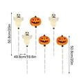 thumbnail image 3 of 6-in-1 Solar Halloween Lights Outdoor with 8 Lighting Modes IP65 Waterproof for Yard Party Decoration Orange Purple LED, 3 of 6
