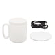 thumbnail image 1 of Almohadilla calentadora de tazas, inalámbrico, temperatura constante, multifunción, fuente de alimentación USB, juego de calentador de café eléctrico para el hogar, color blanco, 1 of 5