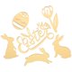 thumbnail image 2 of 6pcs Cartoon Cake Toppers Easter-themed Decorative Cupcake Topper Cake Decoration, 2 of 2