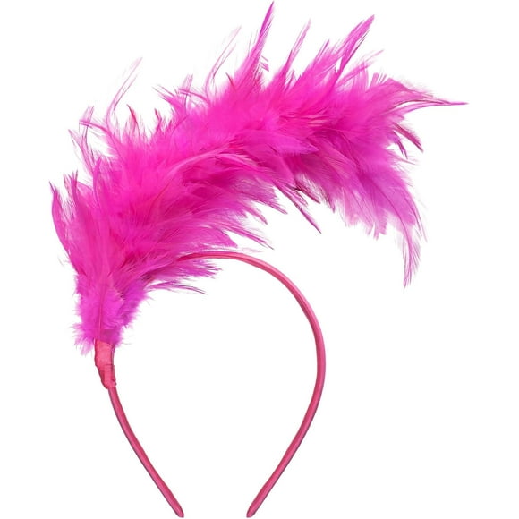 czcpp-Feather Fascinator Headband for Women Kentucky Derby Headpiece Fascinator Hats Feathers for Cocktail Wedding Tea Party