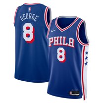 Unisex Nike Paul George Royal Philadelphia 76ers 2024 Offseason Addition Nike Swingman Jersey