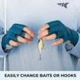 thumbnail image 5 of KastKing  Fingerless SPF Sun Gloves, UPF50+ Sun Protection Fishing Gloves, Hydrocool® Technology, Open Palm Design, Extended Cuff UV Protection Gloves for Fishing-Ultimate Angler, 5 of 10