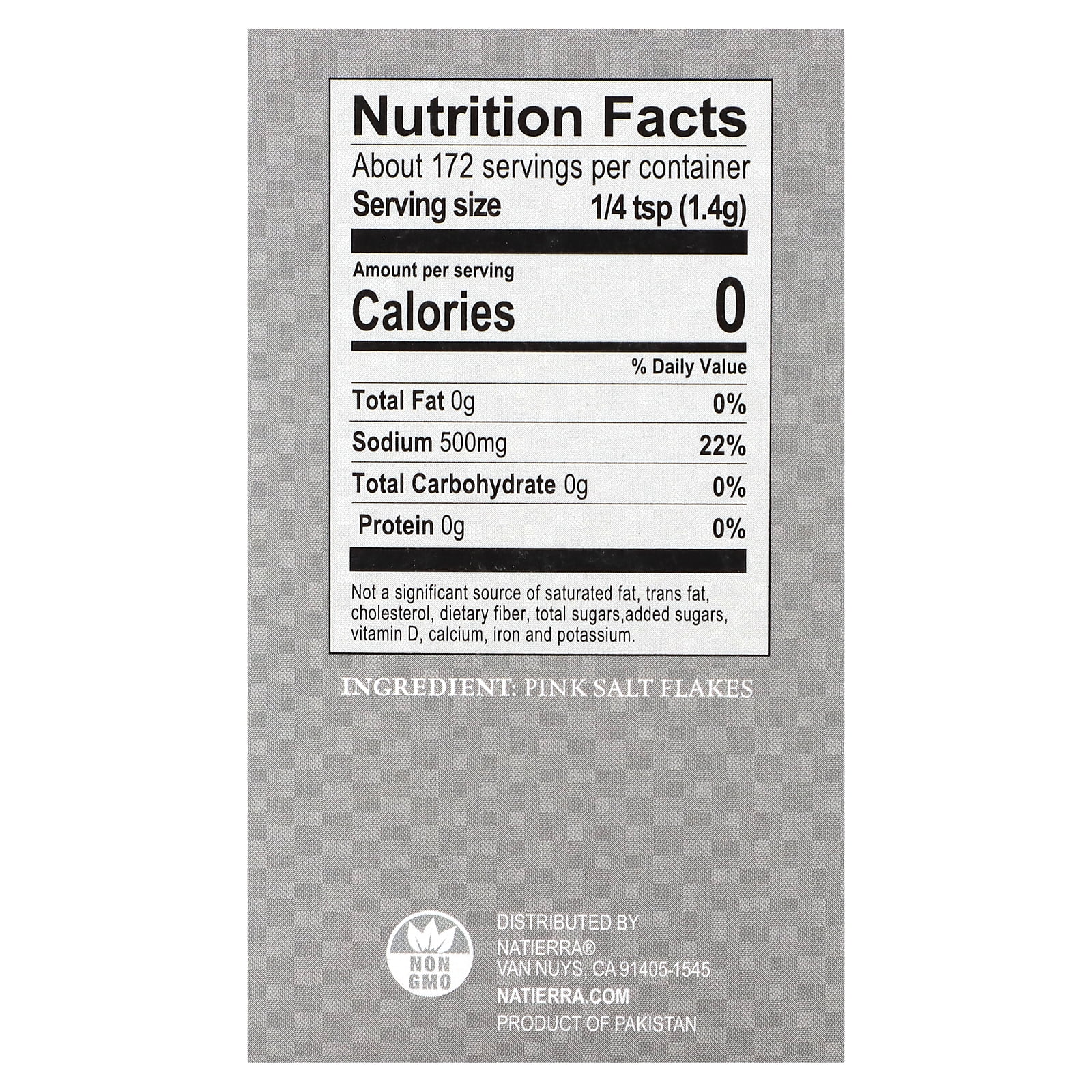 Natierra - Himalayan Pink Salt Flakes, 8.5oz
