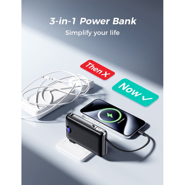 TRIGIZ 50000mAh Power Bank with Built-In Cables photo 7