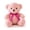 pink, variant on 20cm Classic Ribbon Teddy Bear Plush Toy, Soft Stuffed Animal in Pink/Beige for Kids and Gifting