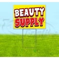 thumbnail image 1 of Beauty Supply V2 (18" x 24") Yard Sign, Includes Metal Step Stake, 1 of 6