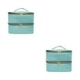 thumbnail image 1 of mmirethe Nail Polish Safe And Hygienic With Convenient Carrying Case Bag Durable Polyester Easy Stone green 2Set, 1 of 6