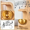 thumbnail image 3 of Kumdkd Beech Wood Doorbell Chime - Brass Magnetic Bell for Home/Store, 3 of 8